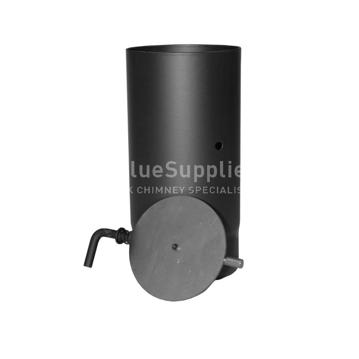 8" Damper Unit for Stove Pipe Premium Vitreous Enamel