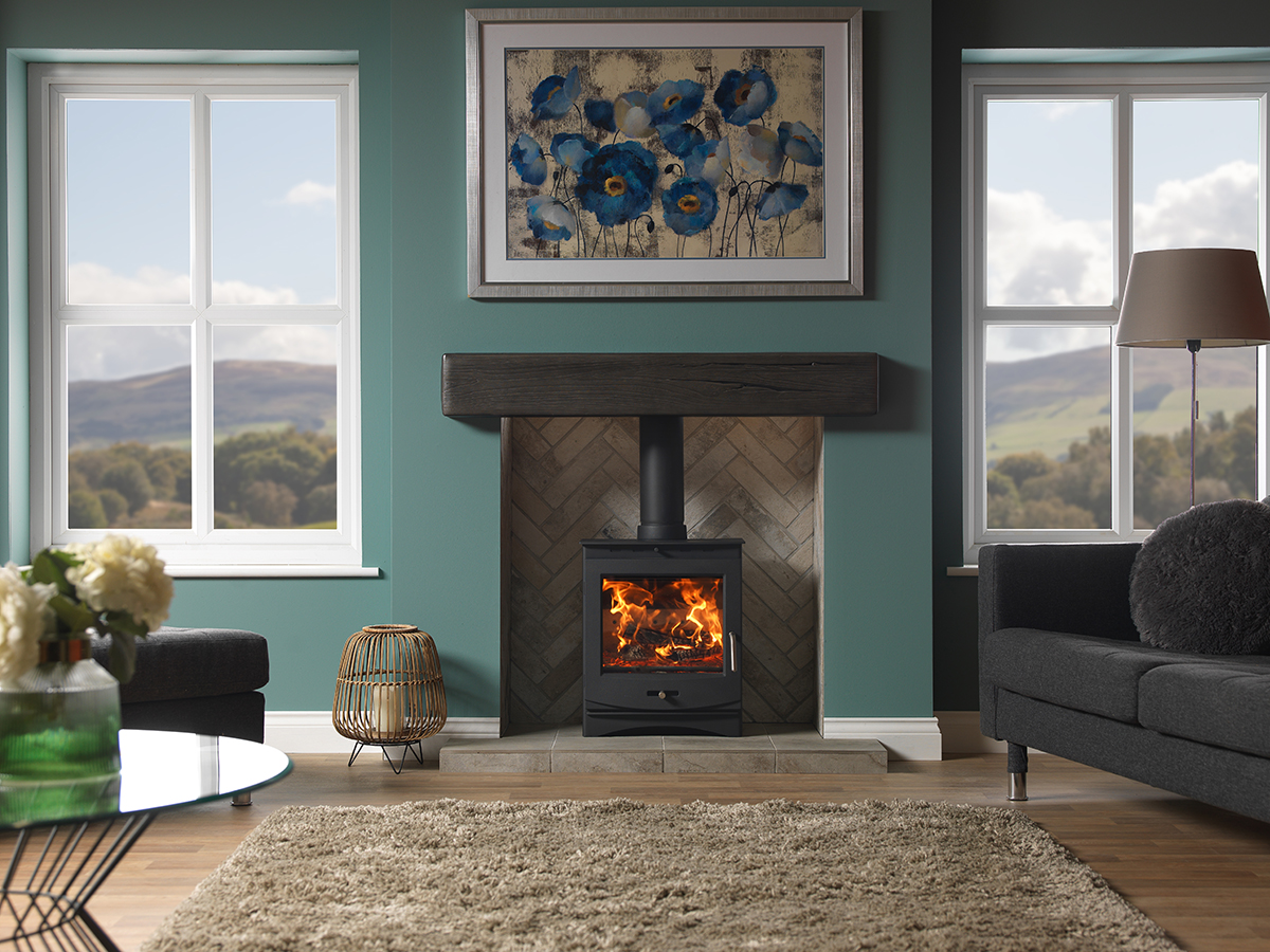 Langley 5Kw Widescreen Multifuel Stove from the Oakleaf Stoves Collection