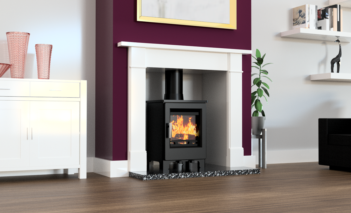 The Farrow Multifuel Stove from the Oakleaf Stoves Collection