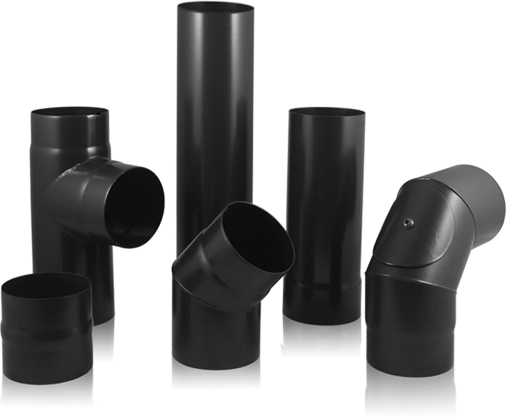 Original Wood Stove Pipe Vitreous Enamel Stove Pipe FlueSupplies